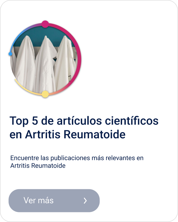 Top 5 de artículos científicos en Artritis Reumatoide